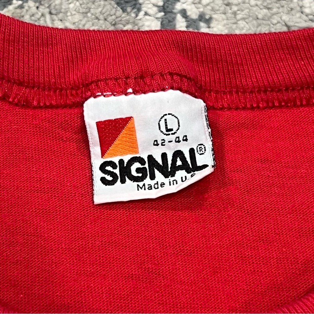 Vintage Enjoy Coca-Cola Classic Red Single Stitch T Shirt Original Sz L - Picture 8 of 9